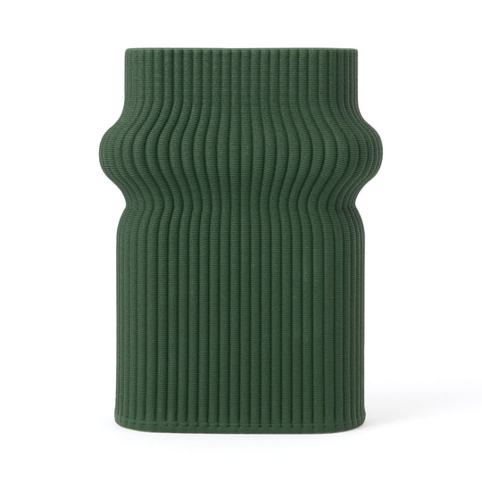 Ceramic 3D Flower Vase Medium Green