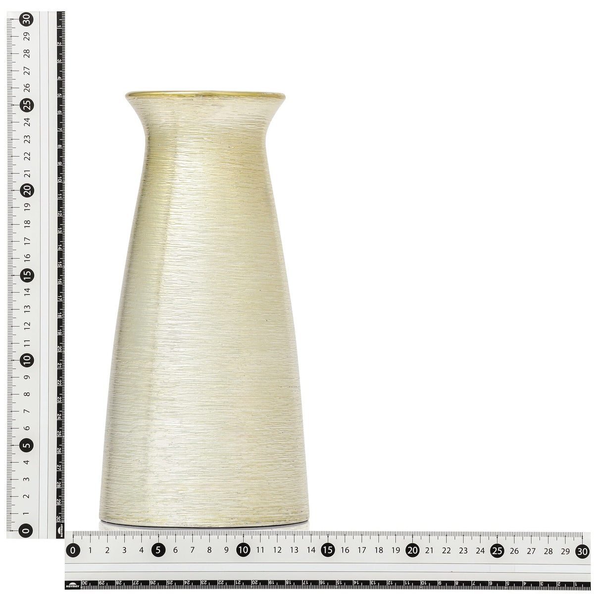 Satin Flower Vase Medium Gold