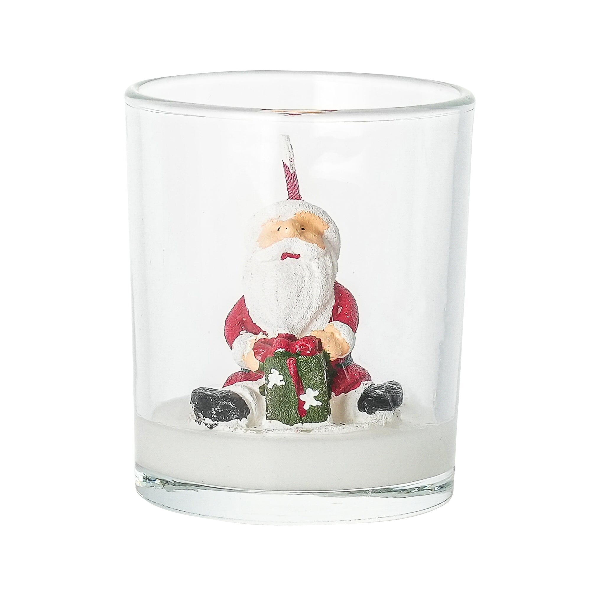 Cup Candle Santa