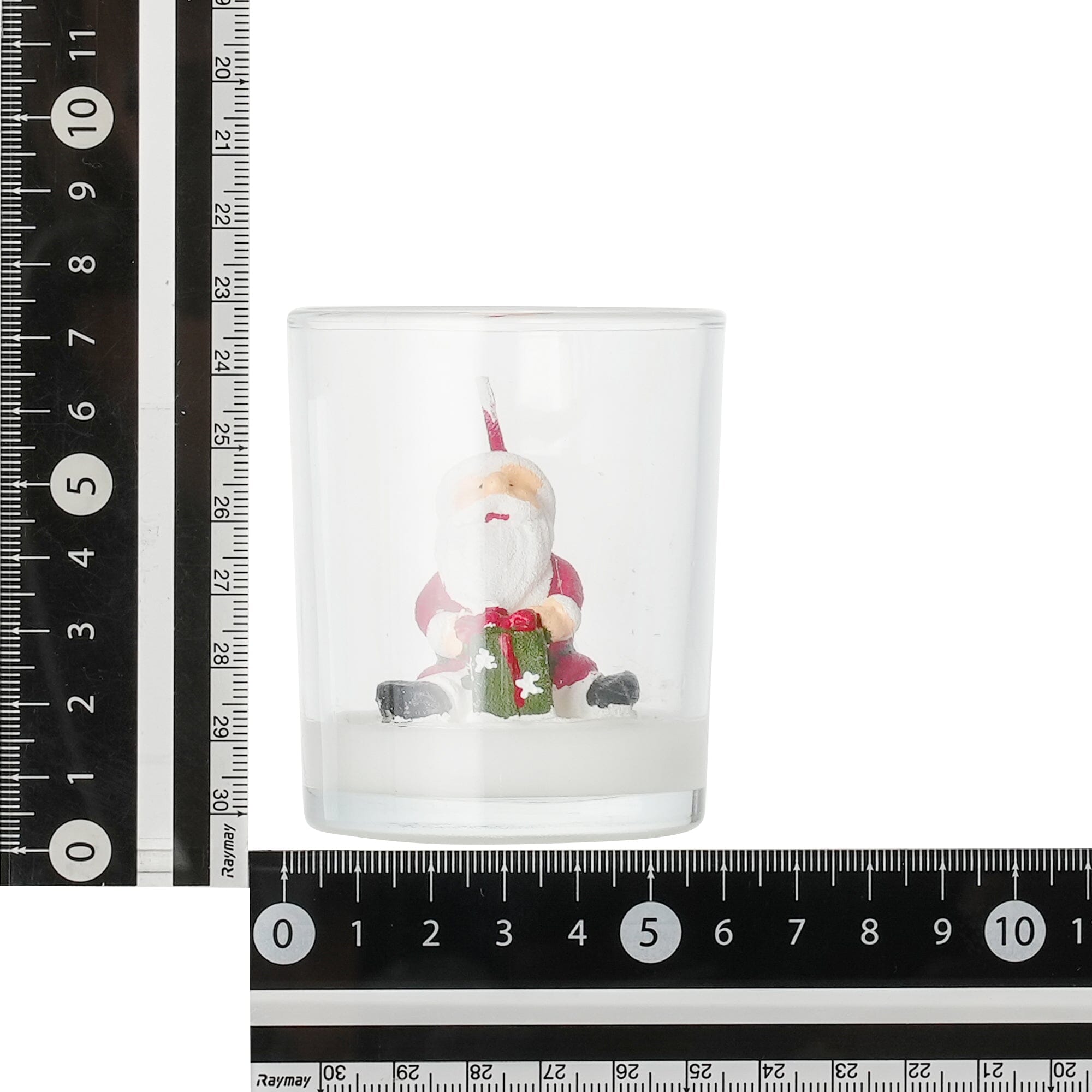 Cup Candle Santa