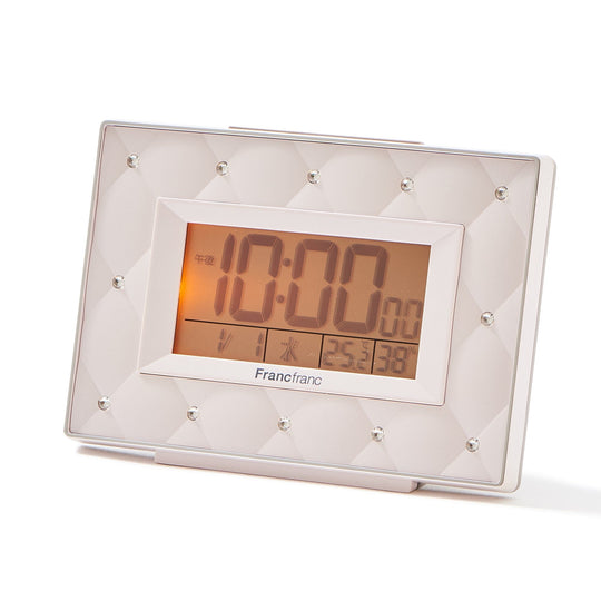 Abisko Wave Digital Clock Pink