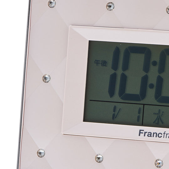 Abisko Wave Digital Clock Pink