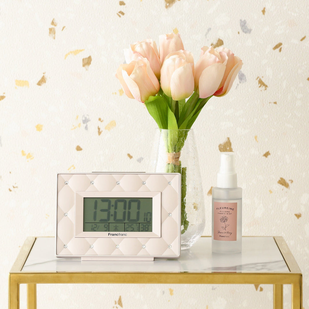 インテリア時計 Francfranc ABISKO WAVE DIGITAL CLOCK PK Abisko Wave Digital Clock Pink – Francfranc Hong Kong