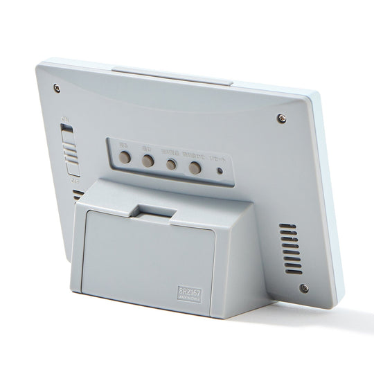 Abisko Wave Digital Clock Blue