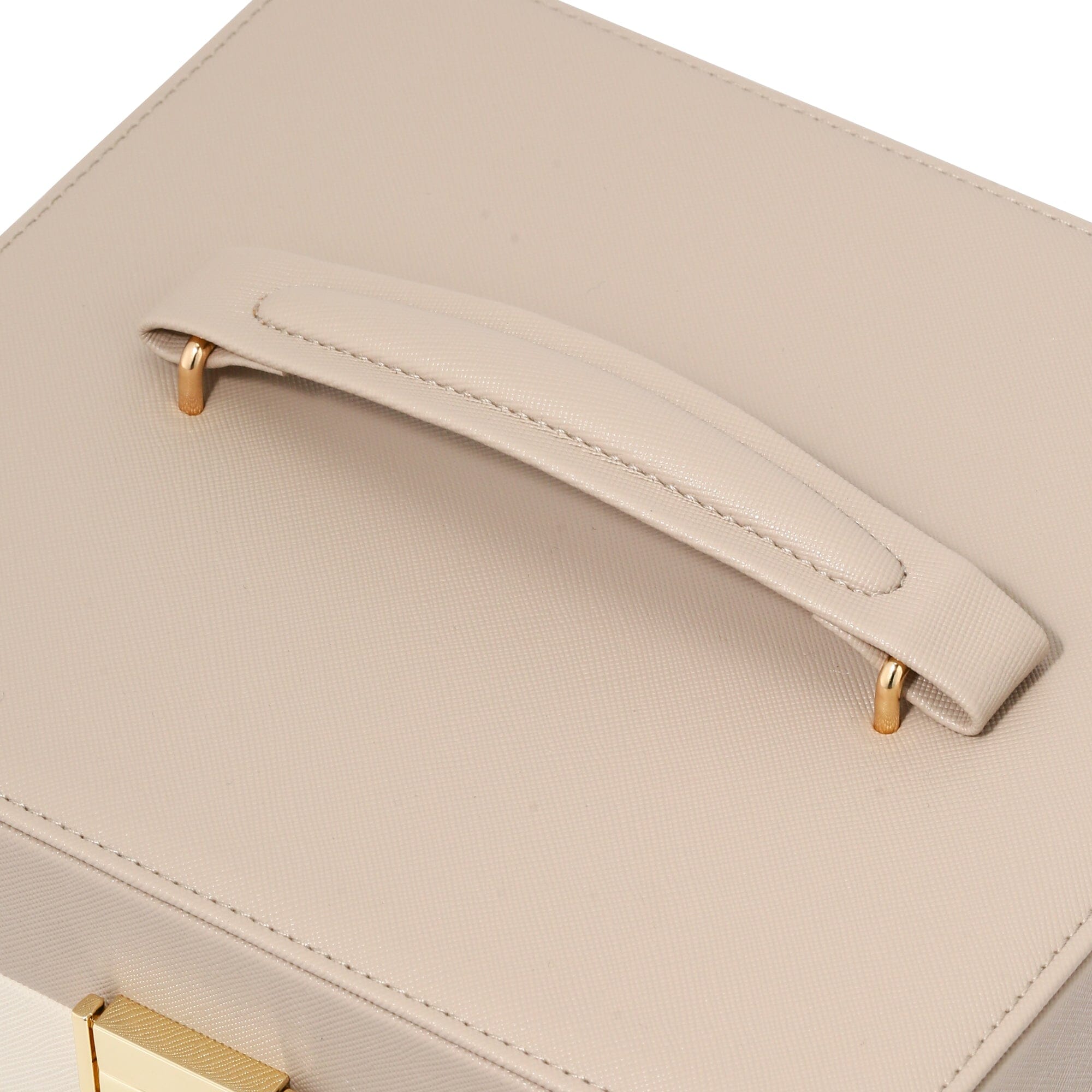 Bicolor Cosmetic Box Beige