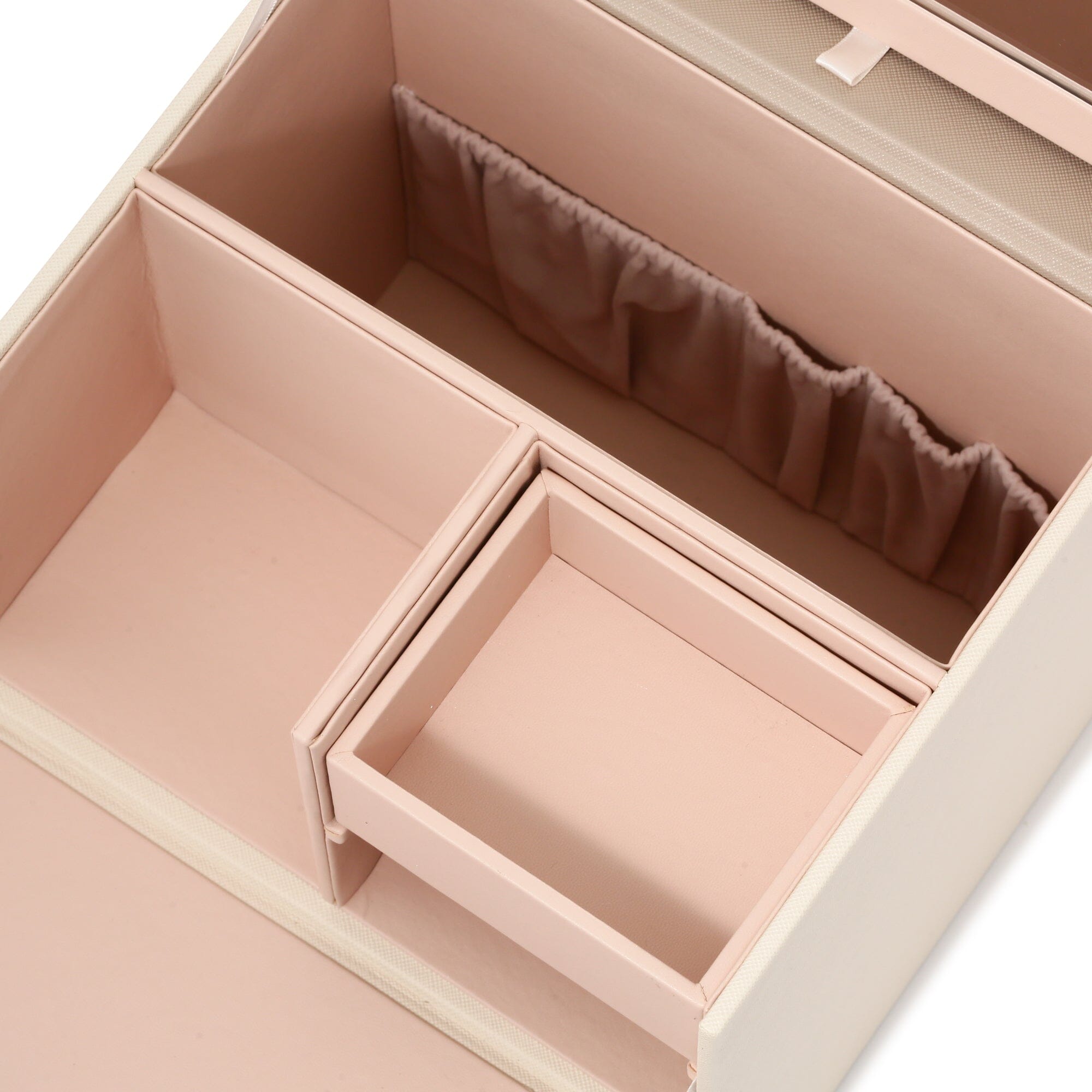 Bicolor Cosmetic Box Beige
