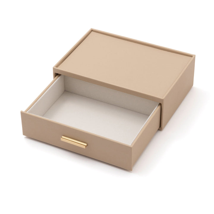 Stacking Jewelry box Open L Beige – Francfranc Hong Kong