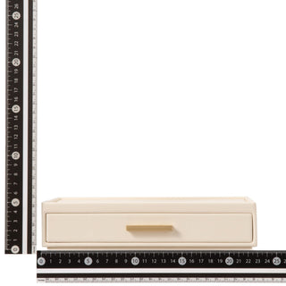 STACKING 可堆疊抽屜耳環首飾盒白色