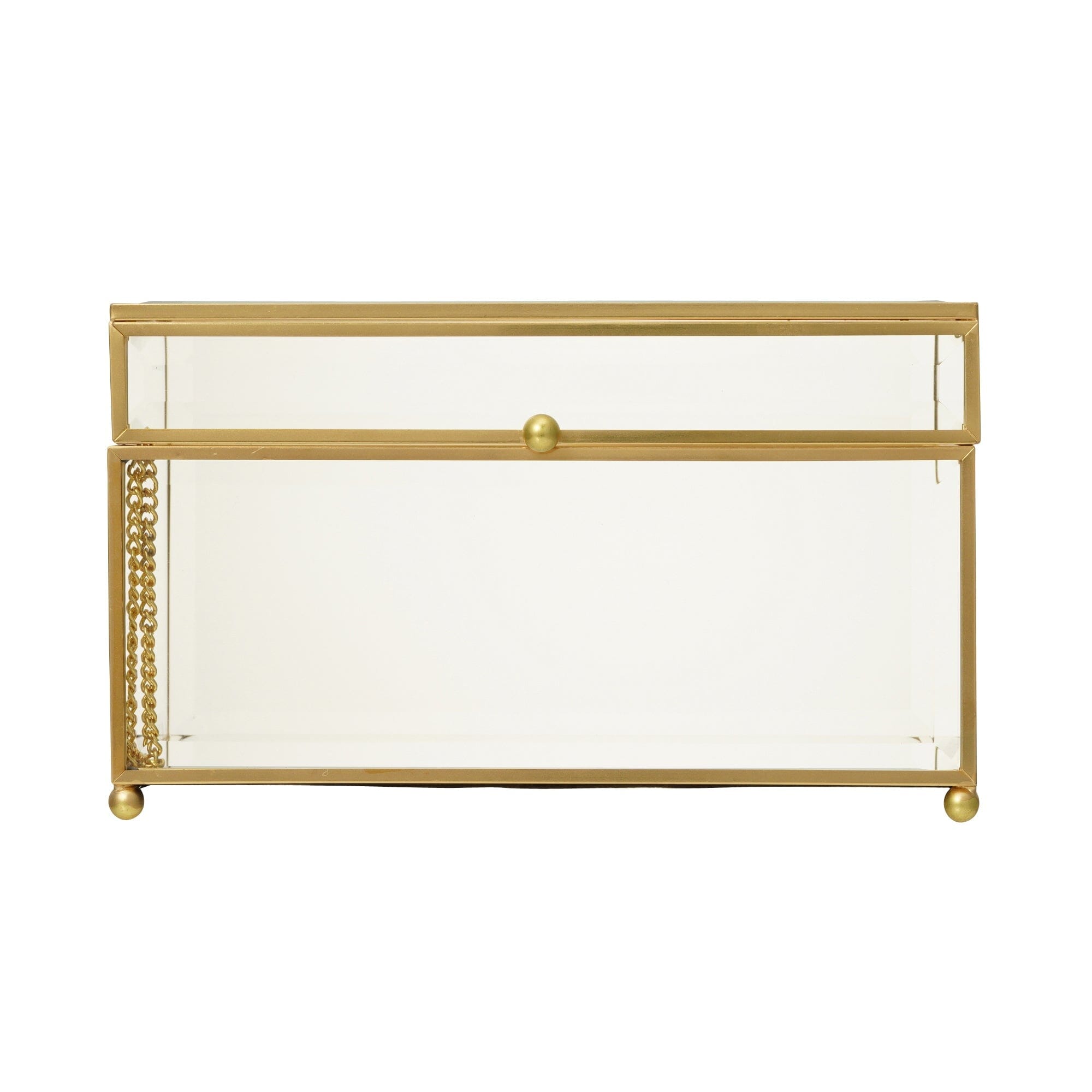 Lamule Iron Glass Box Square 2 Large