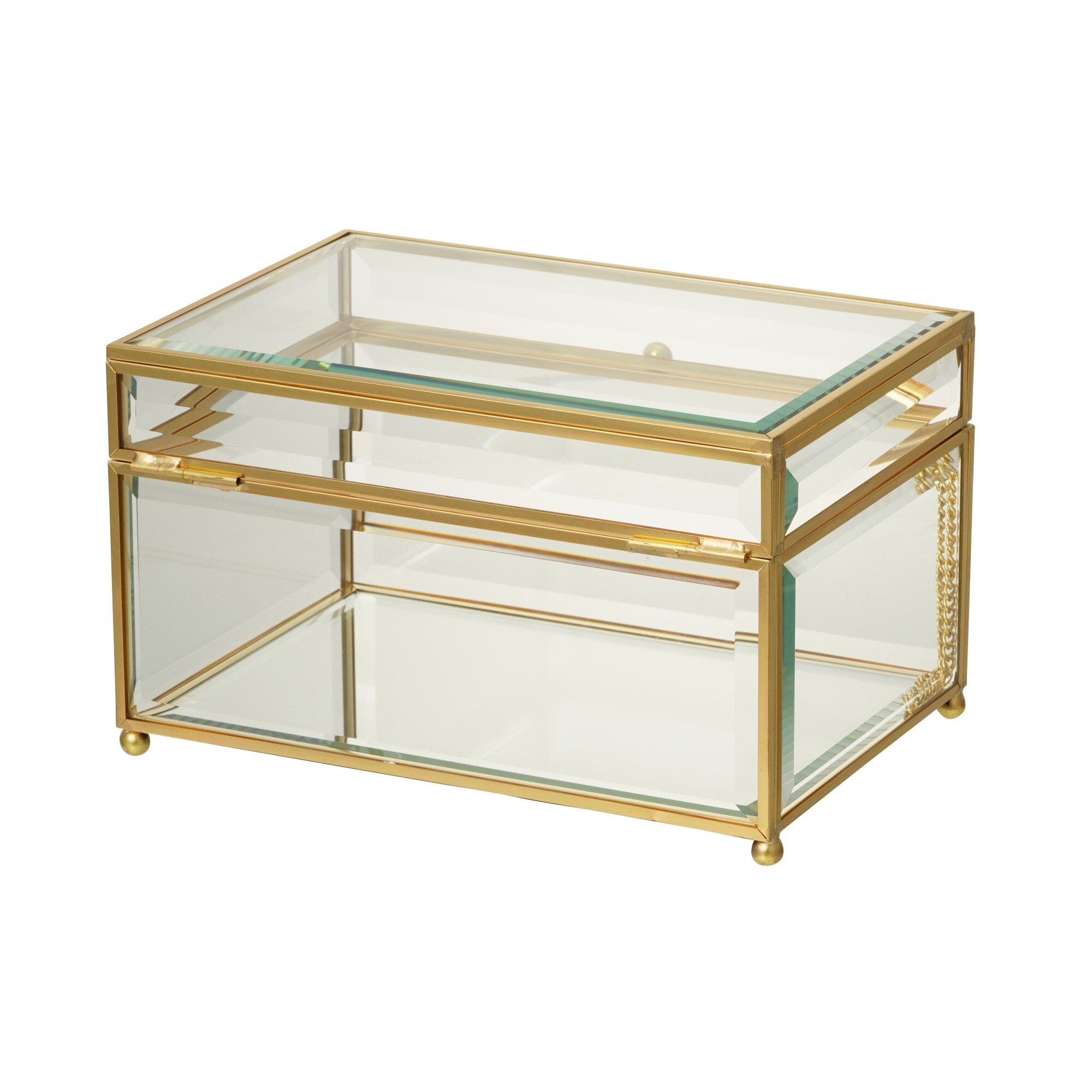 Lamule Iron Glass Box Square 2 Large