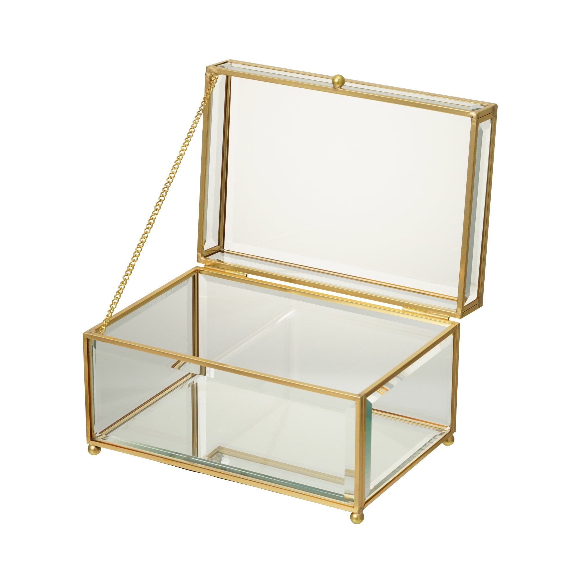 Lamule Iron Glass Box Square 2 Large