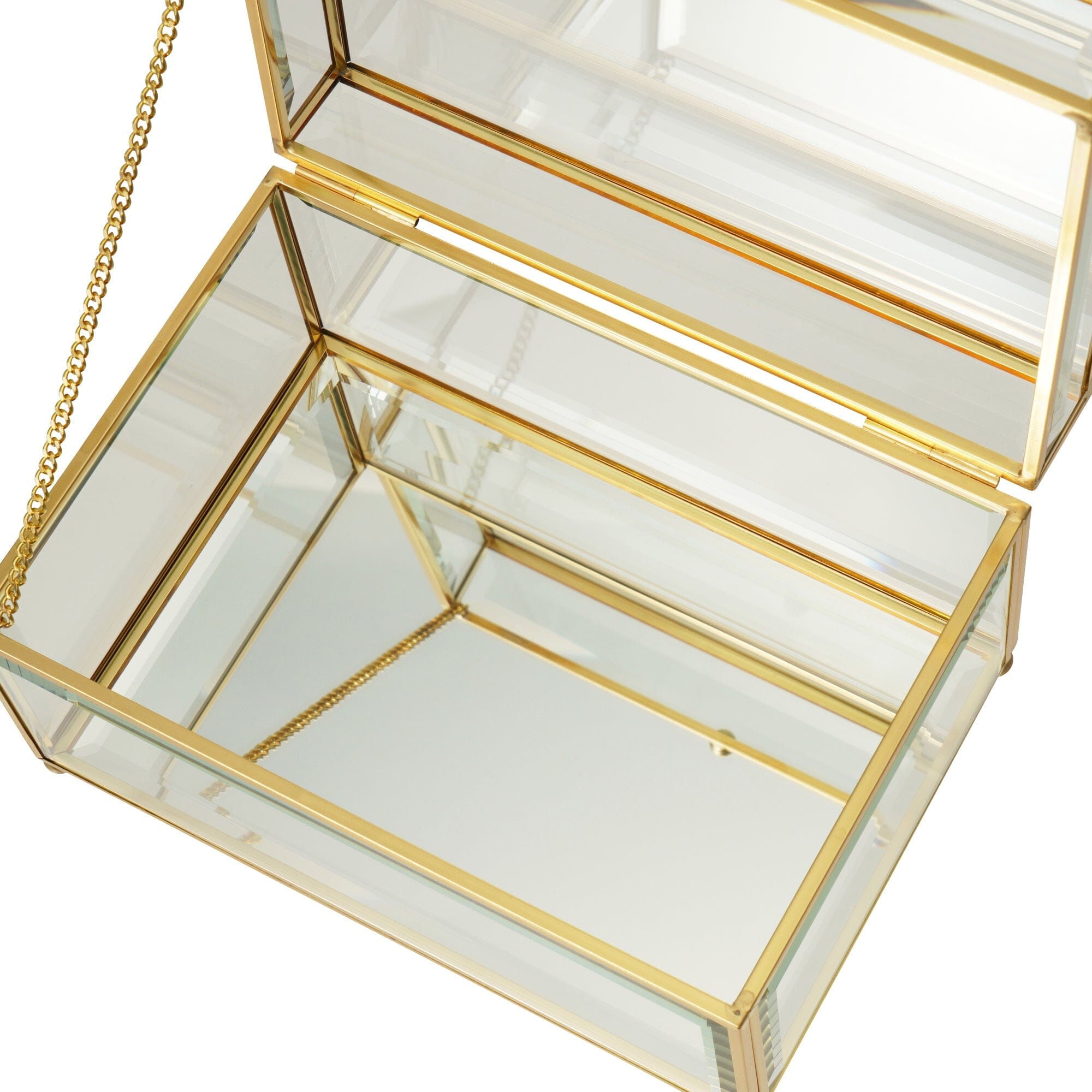 Lamule Iron Glass Box Square 2 Large