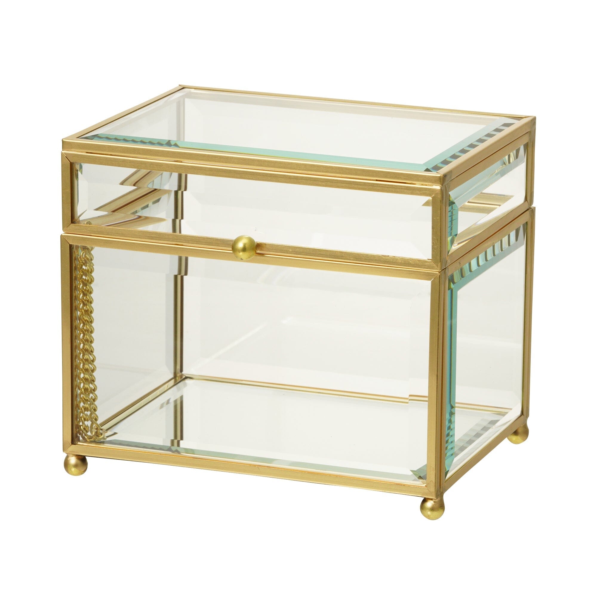 Sharp Glass Box Lamule Iron Glass Box Square 2 Medium – Francfranc Hong Kong