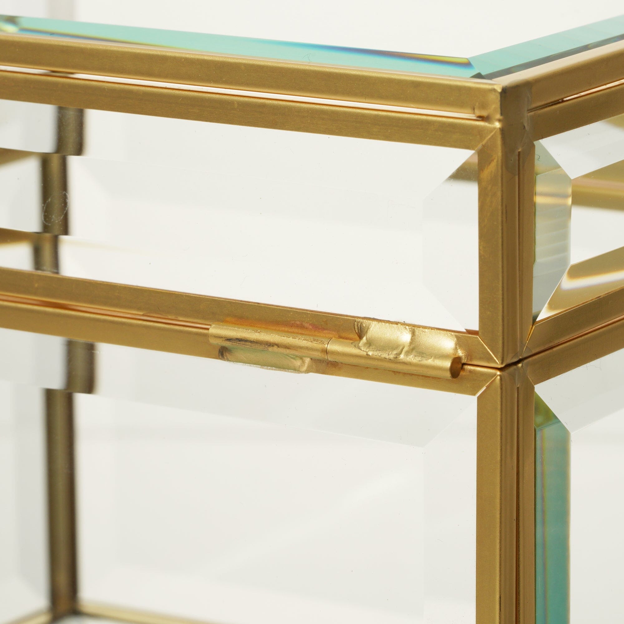 Lamule Iron Glass Box Square 2 Medium