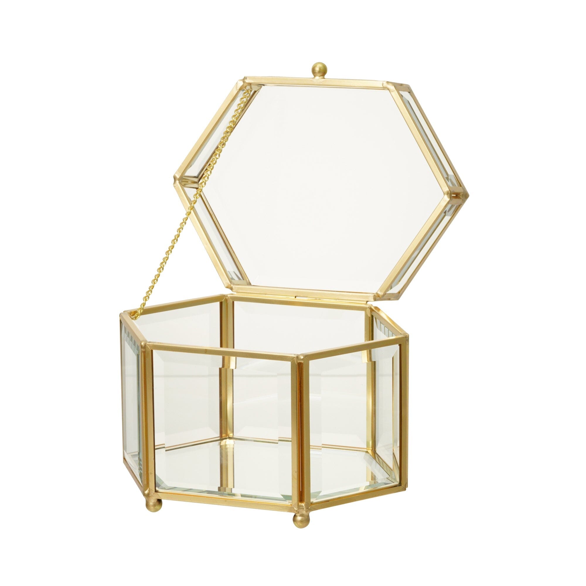 Lamule Iron Glass Box Hexagon 2