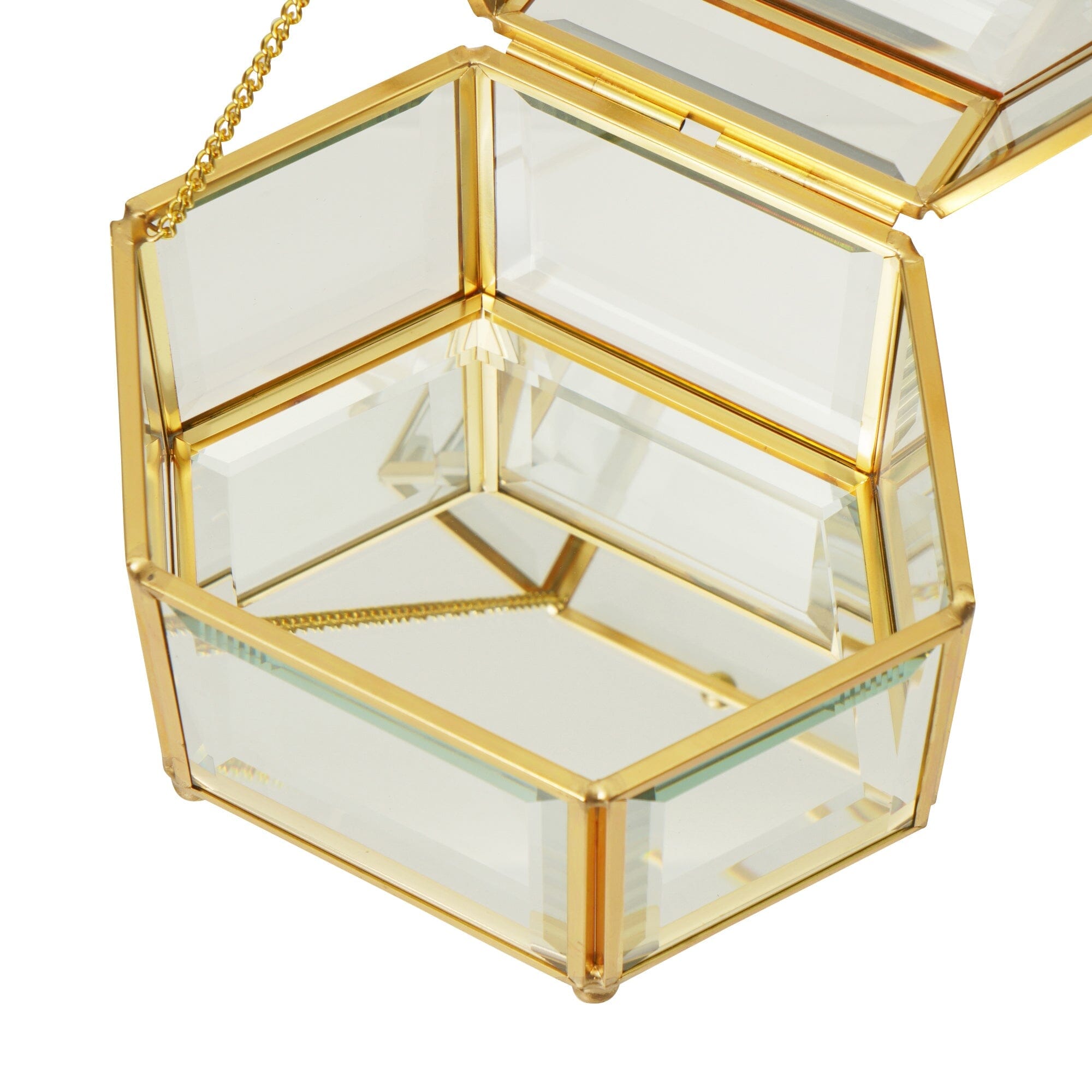 Lamule Iron Glass Box Hexagon 2