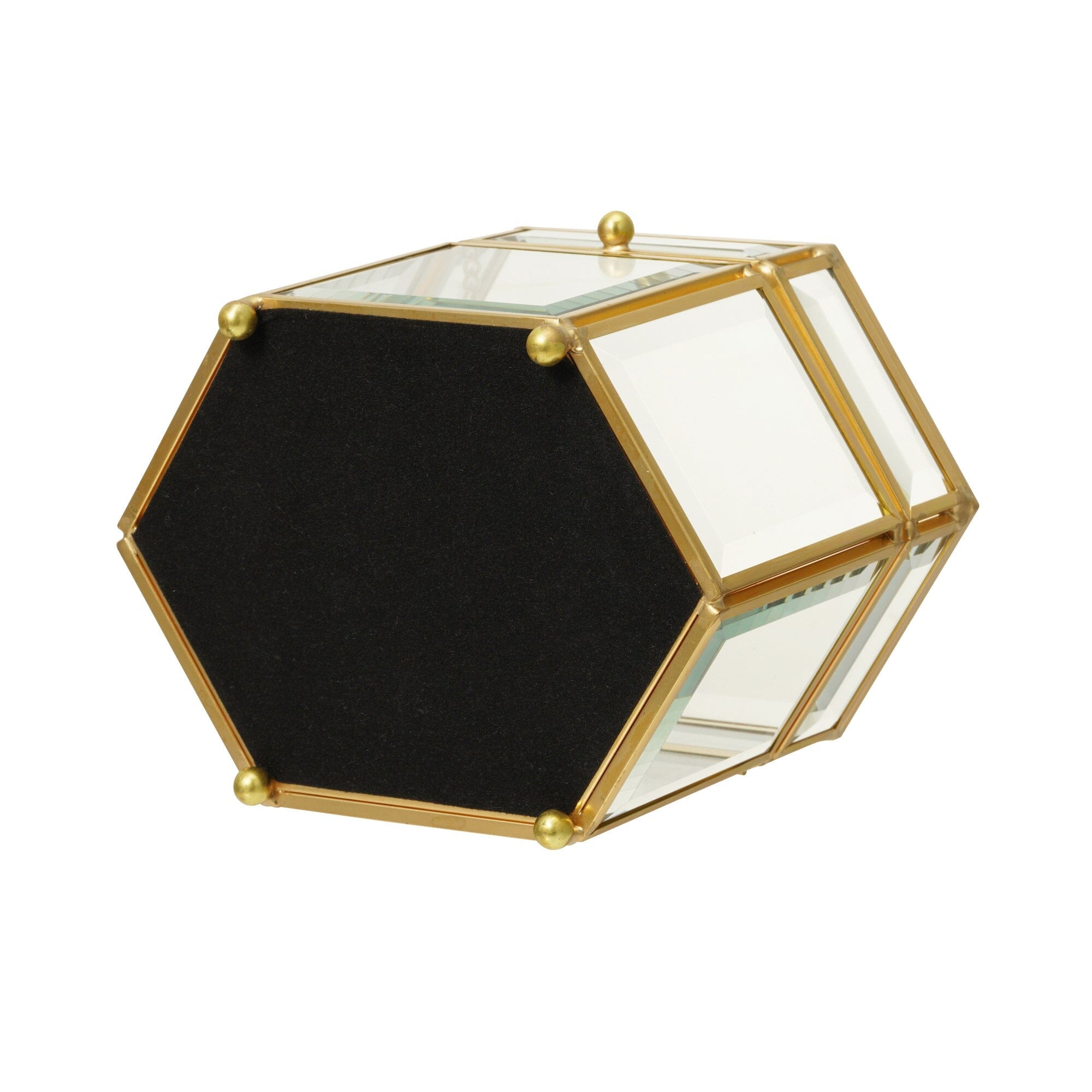 Lamule Iron Glass Box Hexagon 2