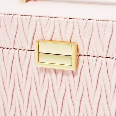 Emboss Jewelry Box Small Pink