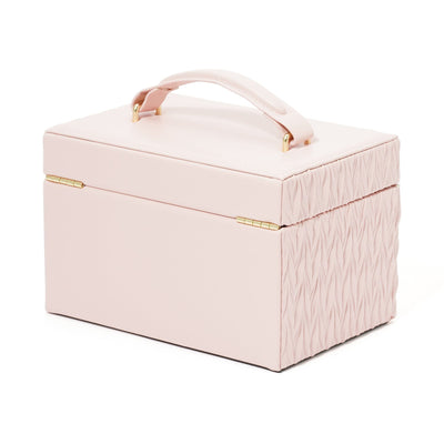 Embossed Jewelry Box Small Pink