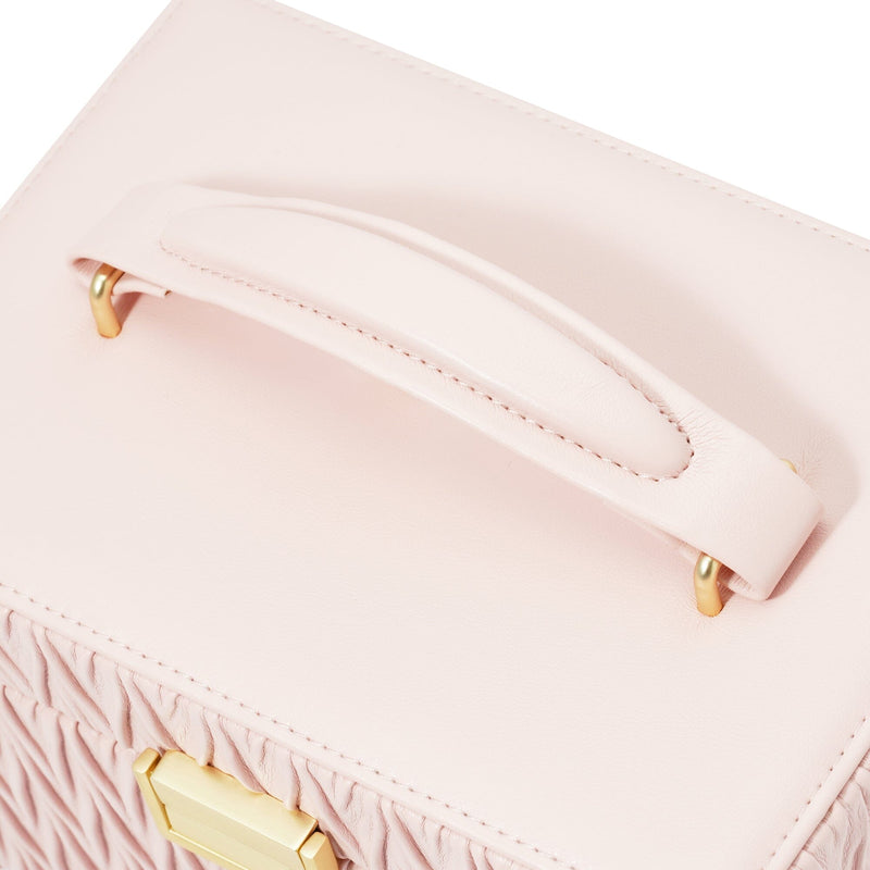 Emboss Jewelry Box Small Pink