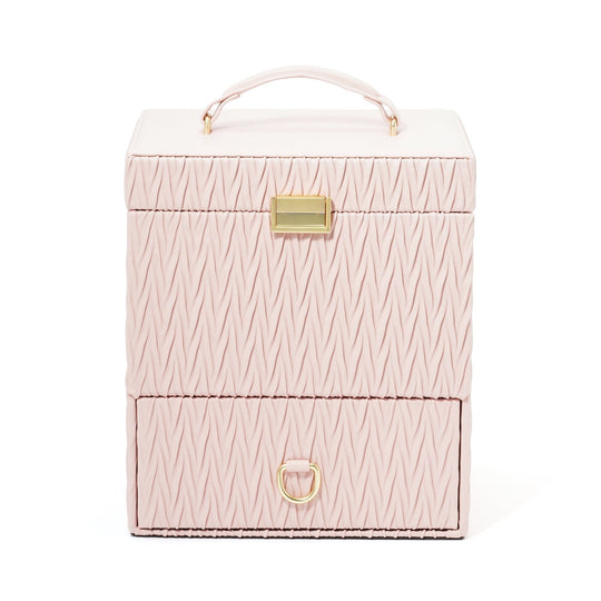 Emboss Cosmetic Box Pink