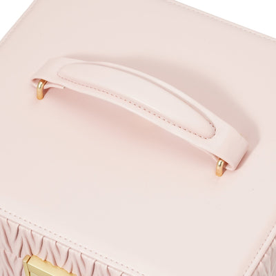 Embossed Cosmetic Box Pink