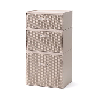Wave Stacking Drawer Medium Beige