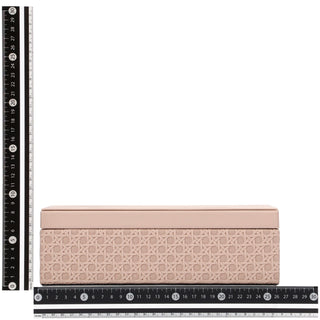 壓花紙巾盒 粉紅色