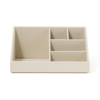 Stacking Cosmetic Organizer Ivory