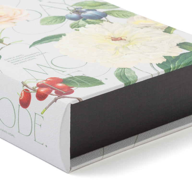 Book Box Flower Small Light Beige