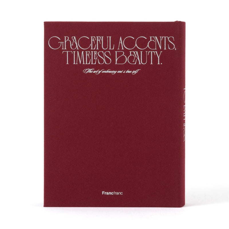 Book Box Typography Small Red