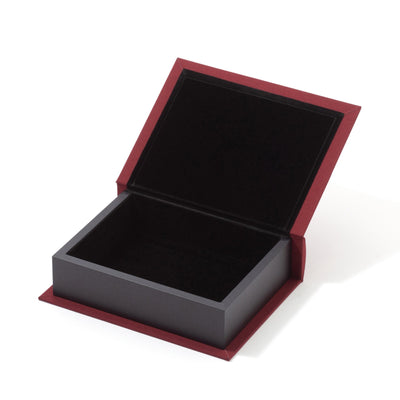 Book Box Typography Small Red