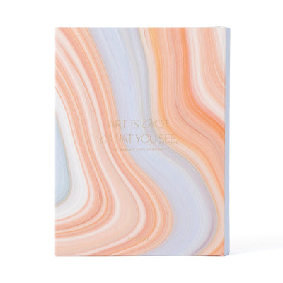 Book Box Marble Small Orange