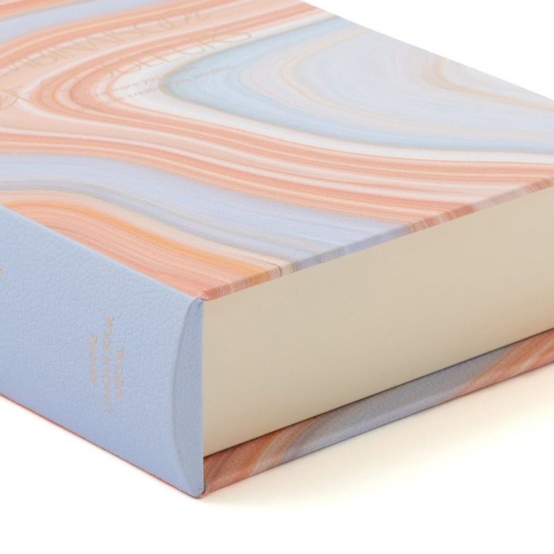 Book Box Marble Small Orange