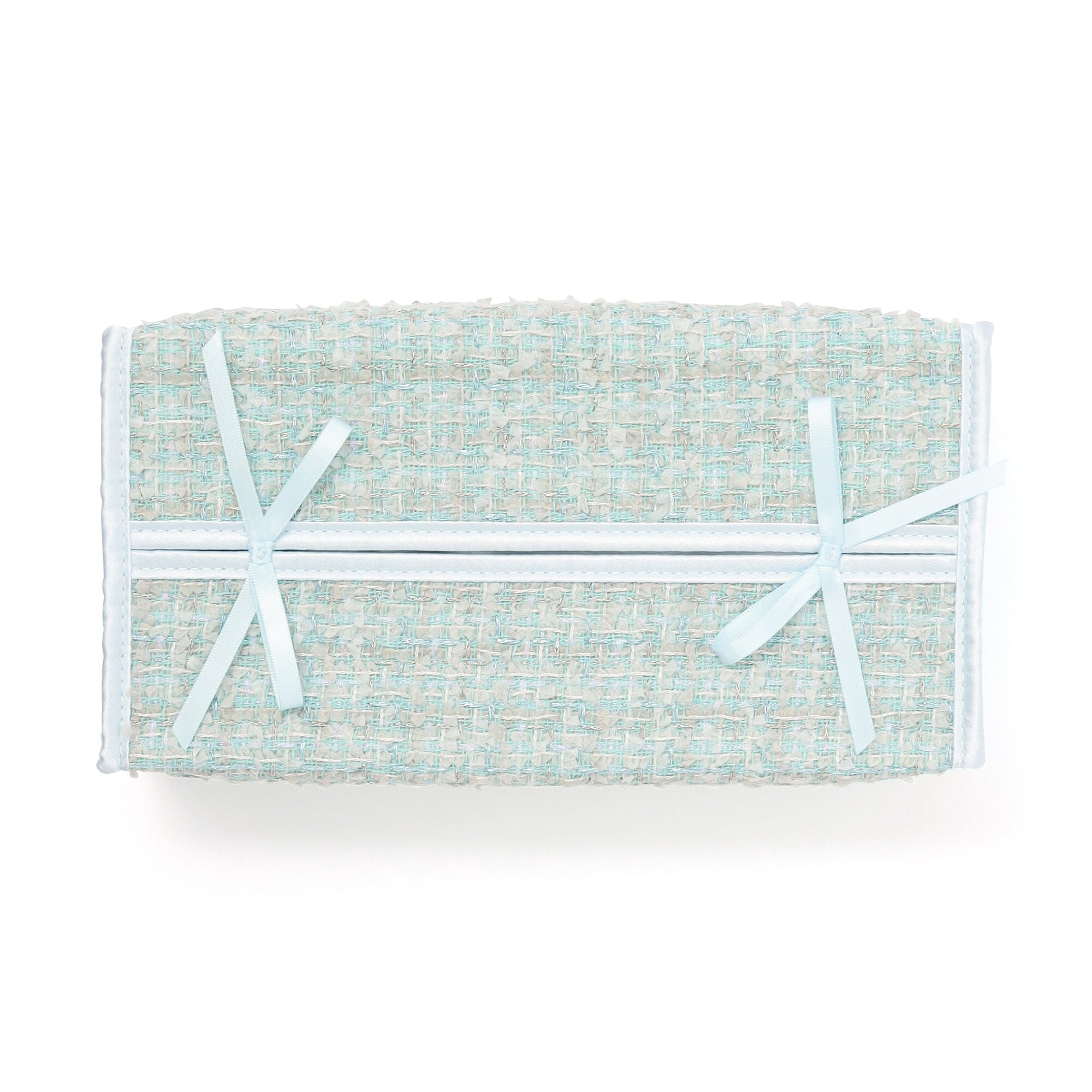 Tweed Tissue Cover Blue