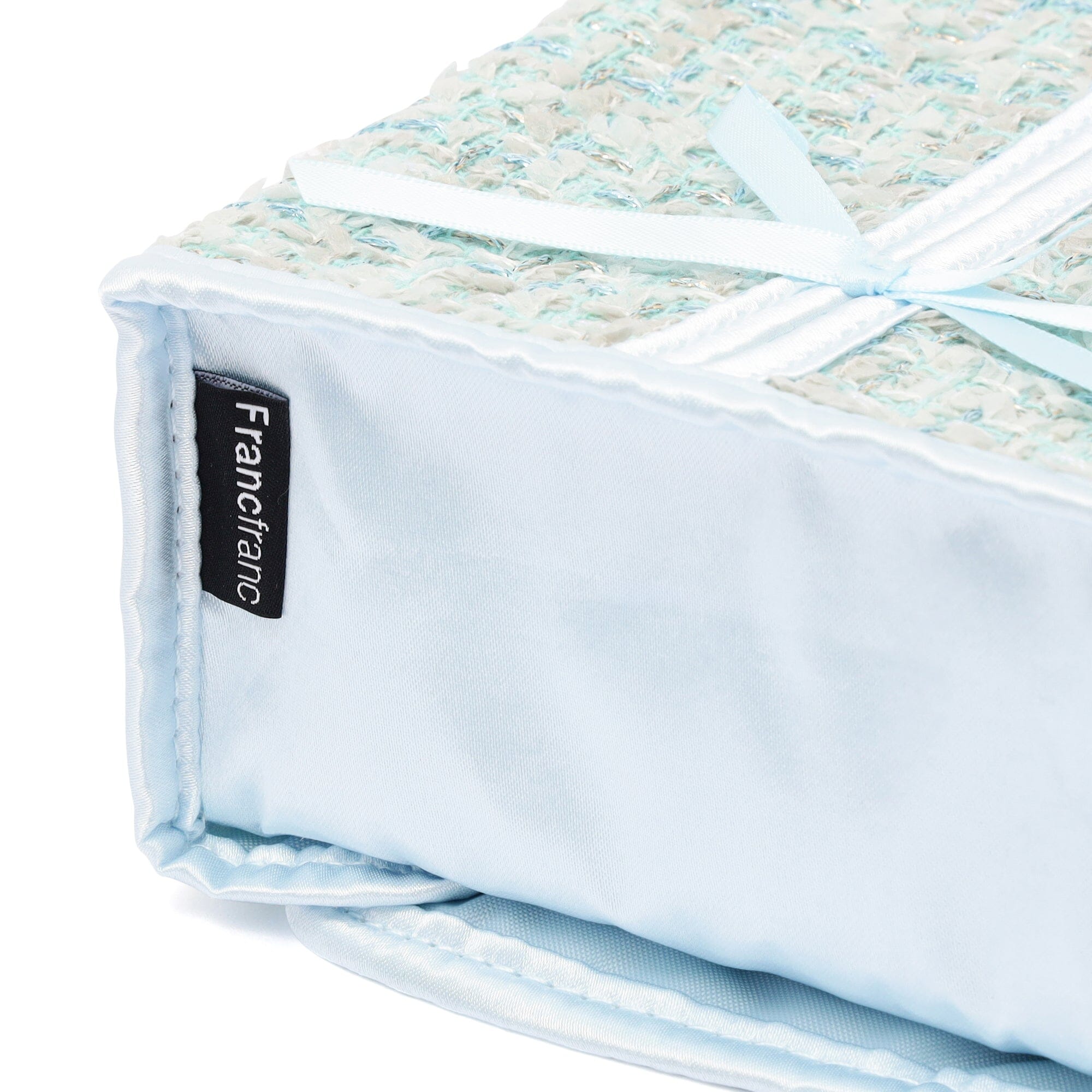 Tweed Tissue Cover Blue