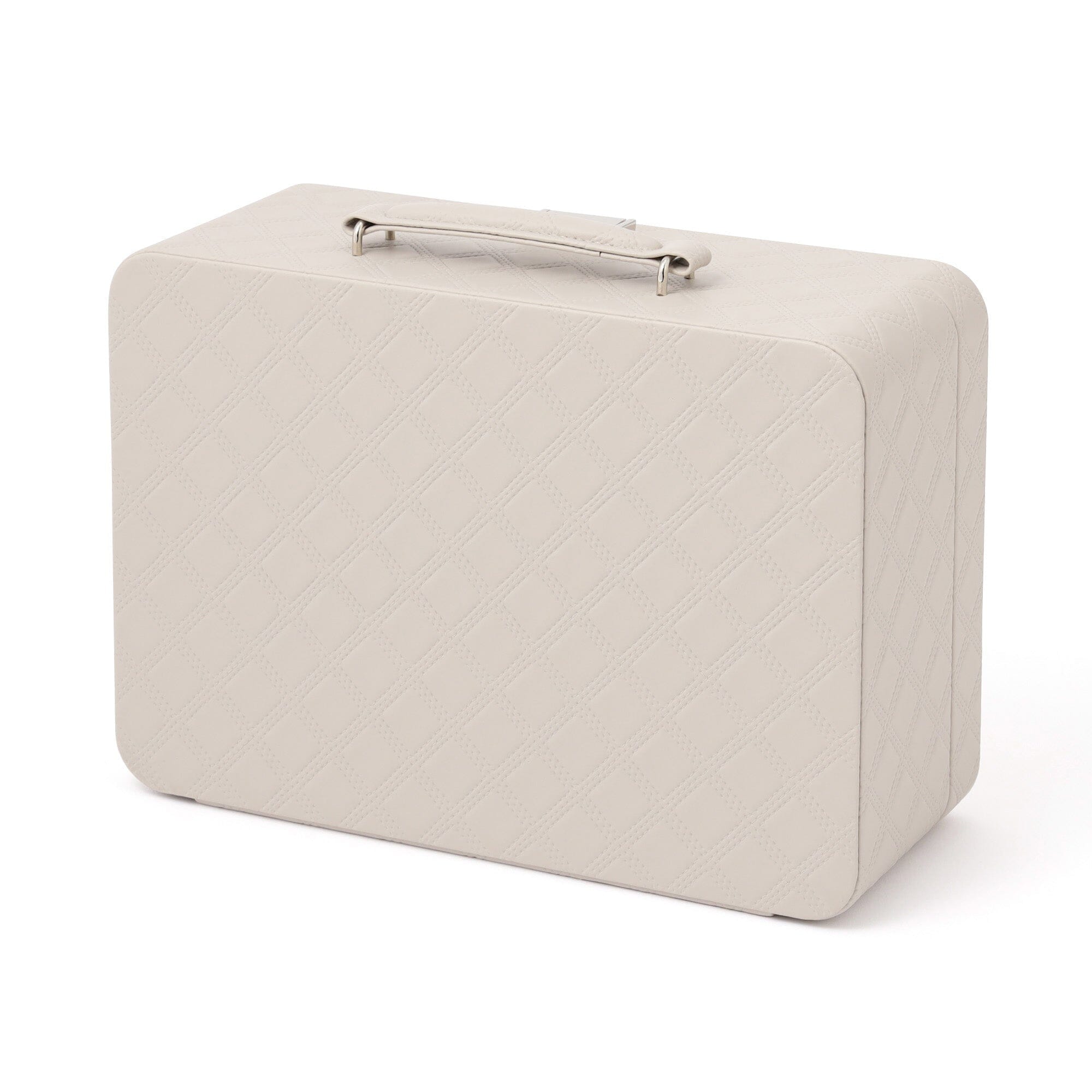 Quilt Cosmetic Box Gray