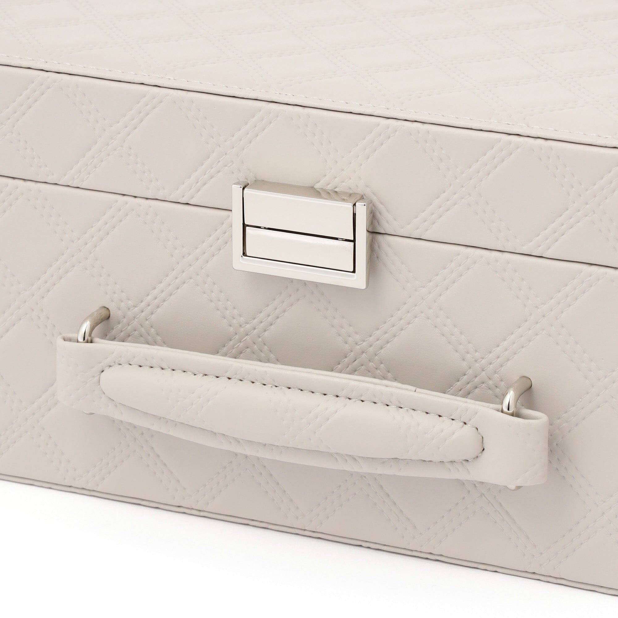 Quilt Cosmetic Box Gray