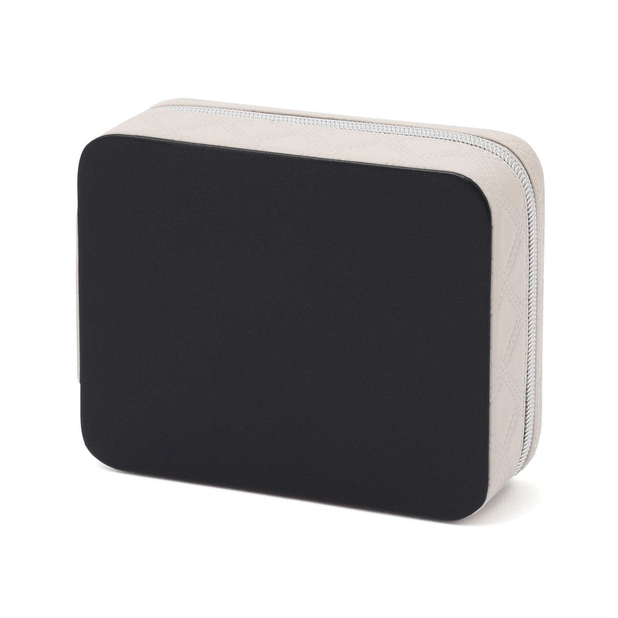 Quilt Travel Jewelry Box Multi Gray