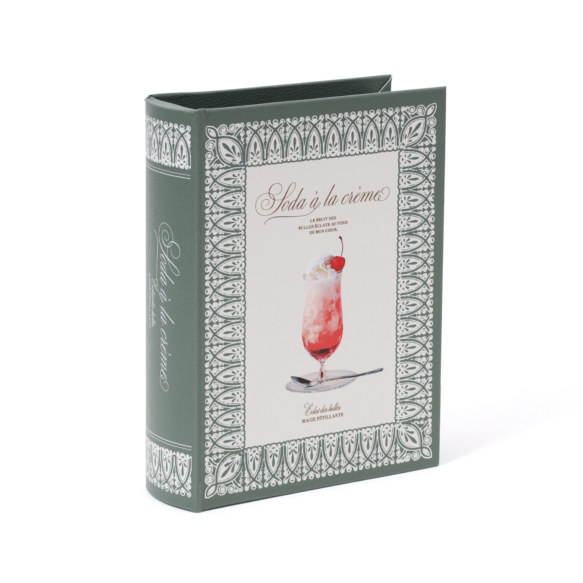 Book Box Cream Soda Small Green