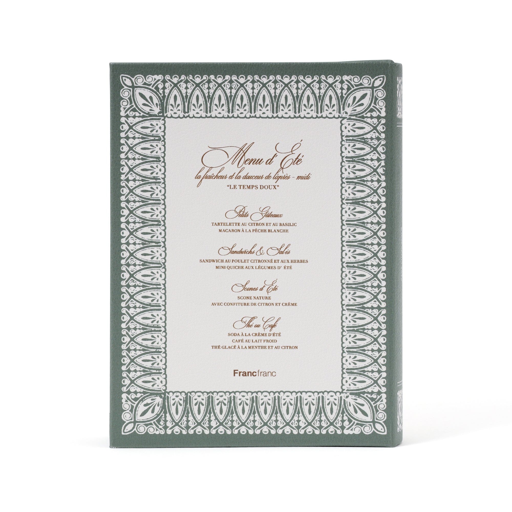 Book Box Cream Soda Small Green