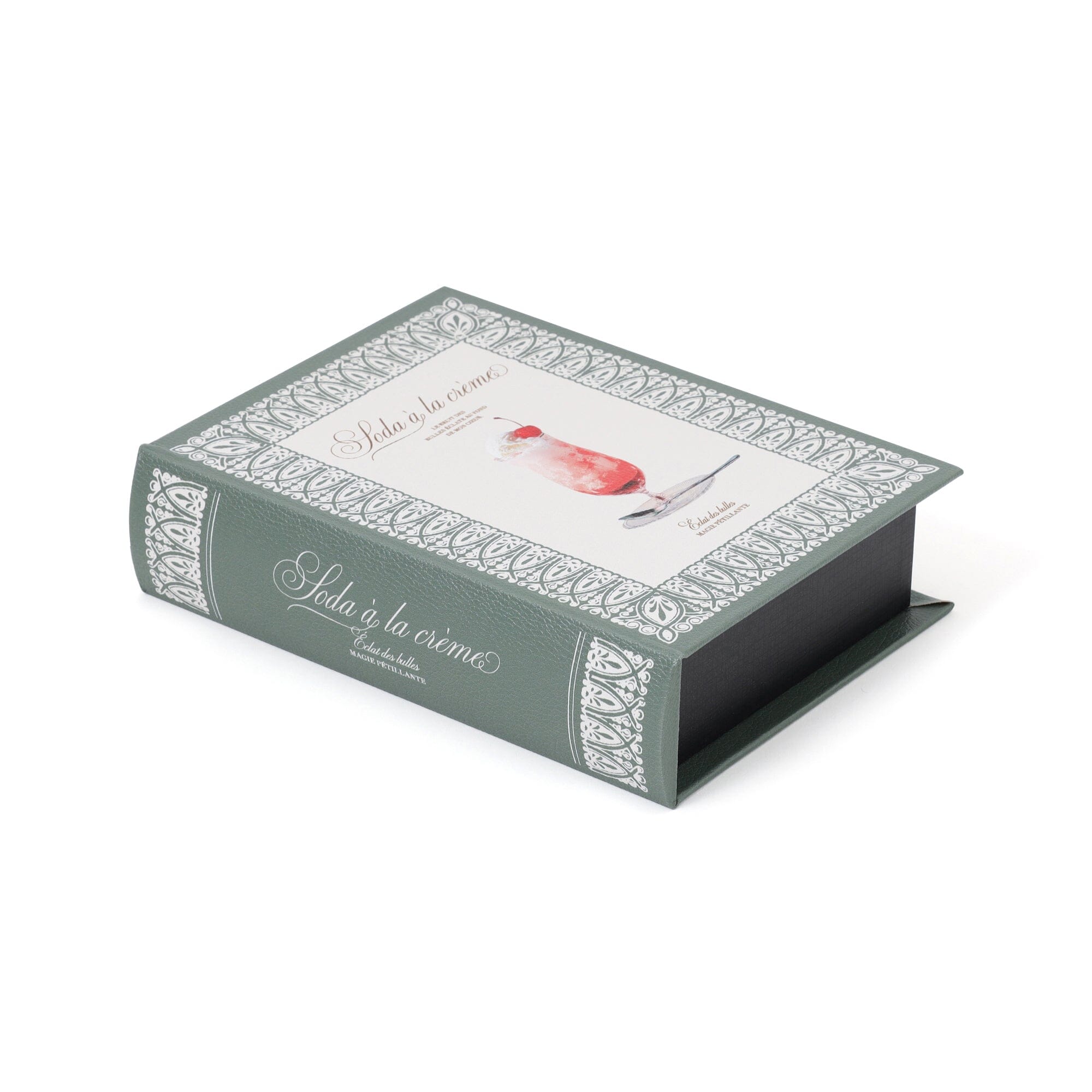 Book Box Cream Soda Small Green