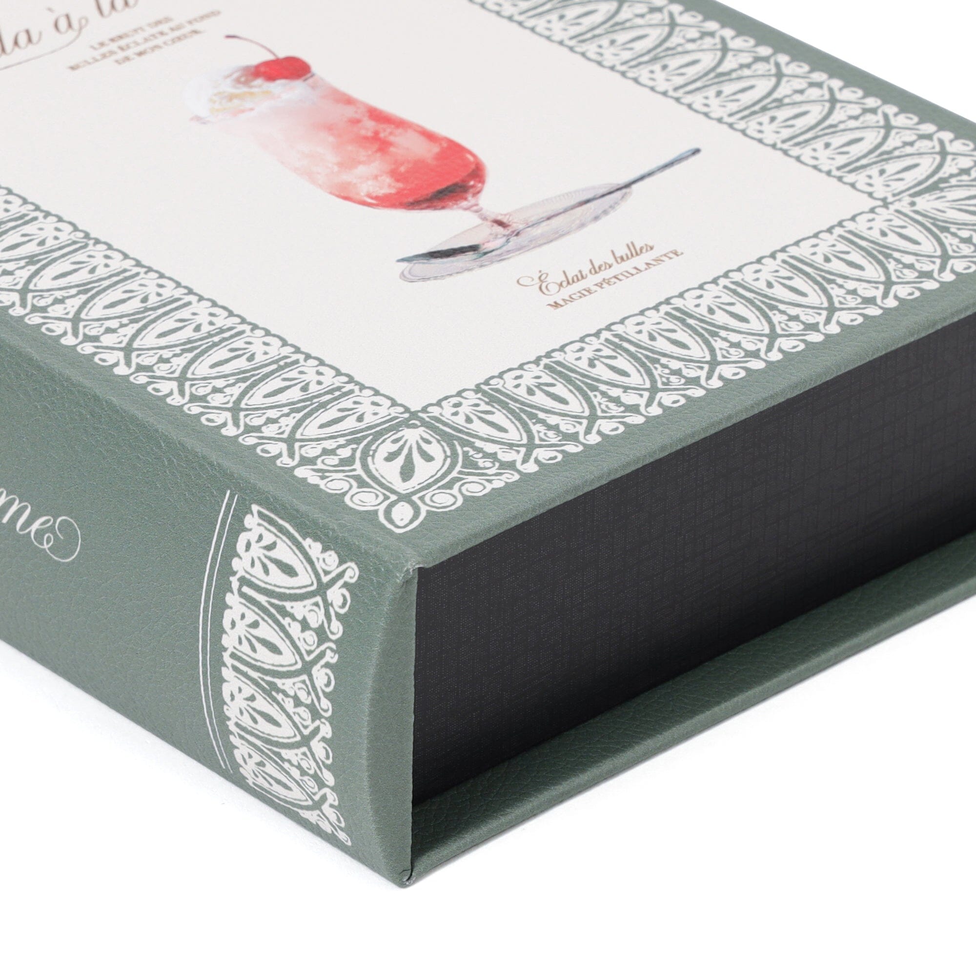 Book Box Cream Soda Small Green