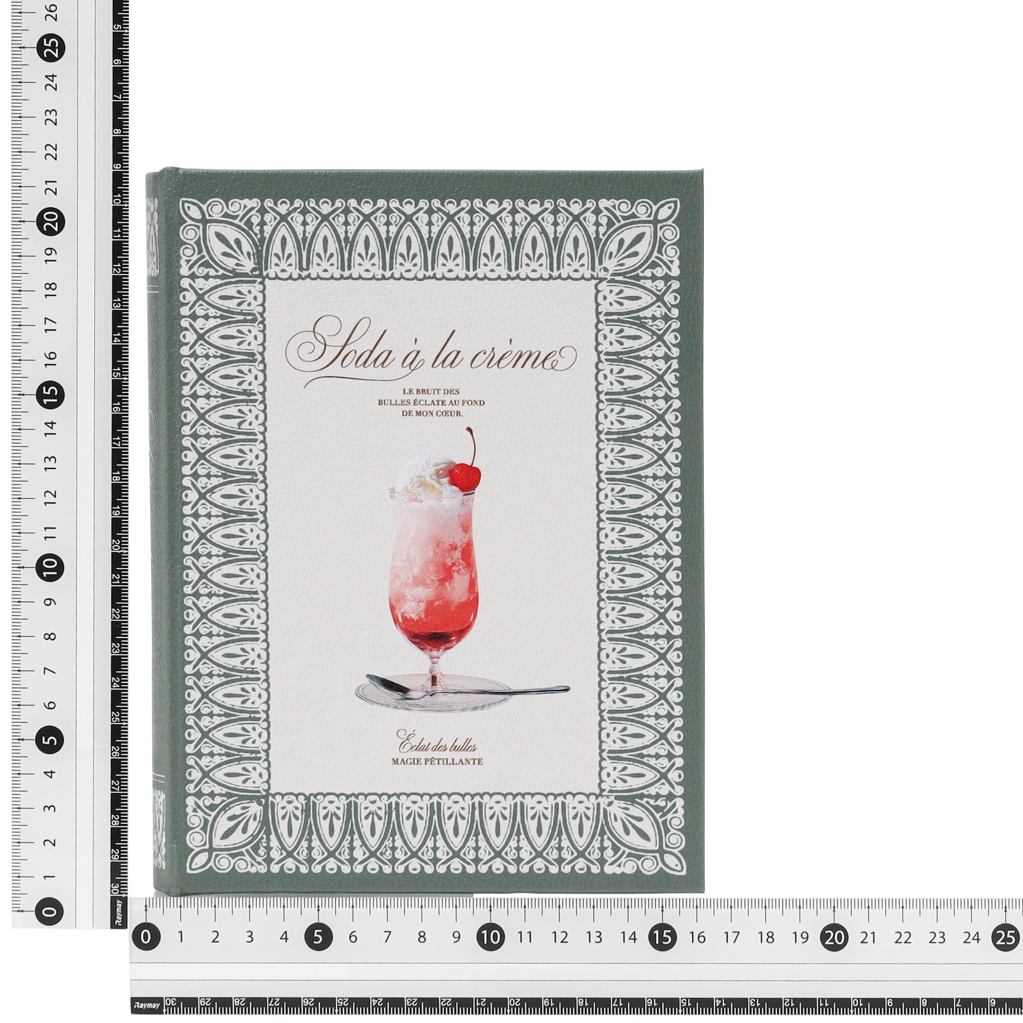 Book Box Cream Soda Small Green