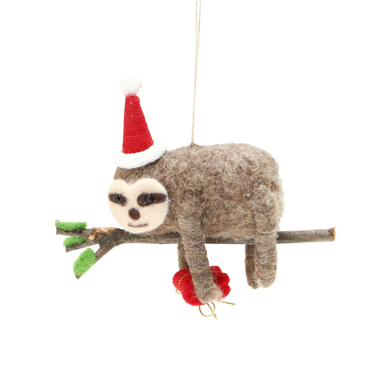 FABRIC Ornament Sloth Branch