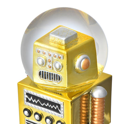 SNOW Globe Robot M Gold
