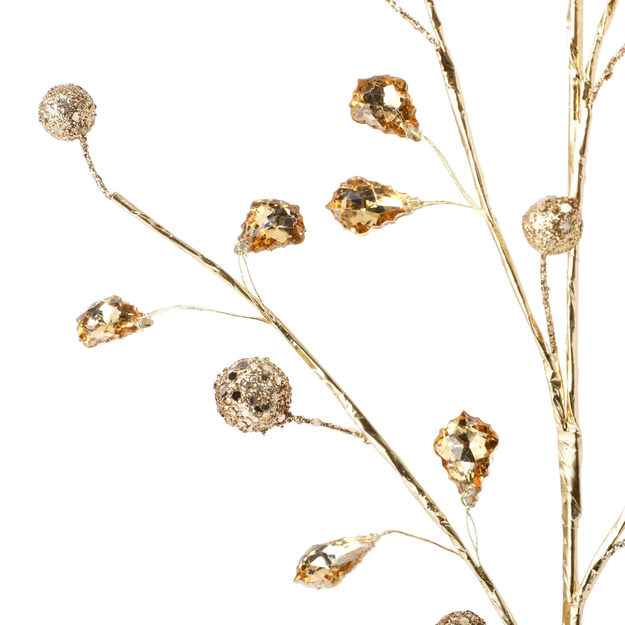 Art Plants Glitter Berry Gold