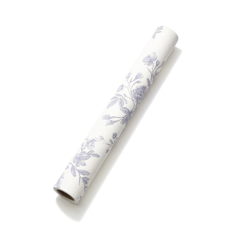 Removable Wallpaper  Classic Flower  Grey
