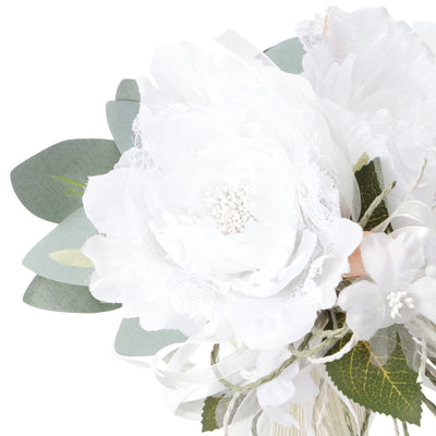 Bouquet Lace Peony S White