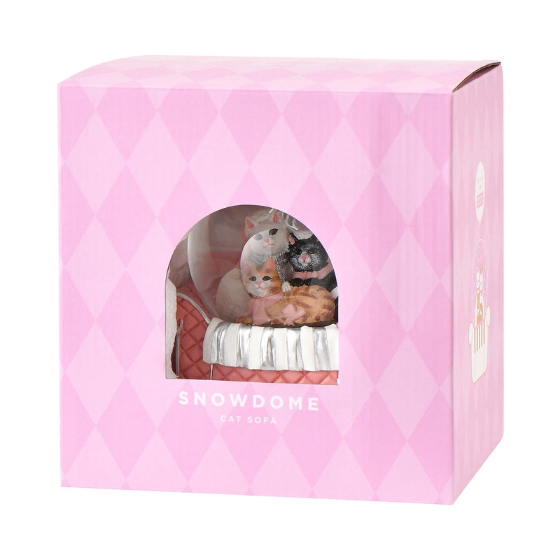 Snow Globe Cat Sofa Large Pink